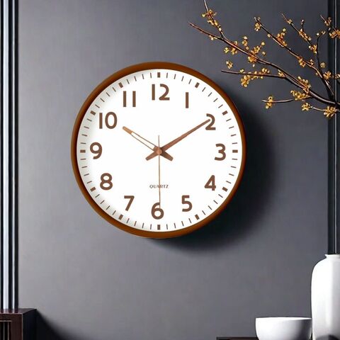 Reloj de pared japonés decorativo, silencioso, moderno y minimalista para sala de estar, reloj creativo para el hogar