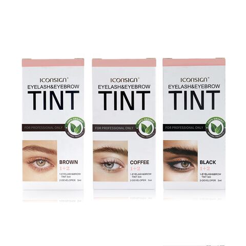 Kit Pewarna Alis Profesional 7ml, Pewarna Alis dan Bulu Mata, Gel Pewarna Tahan 60 Hari, Perlengkapan Grosir