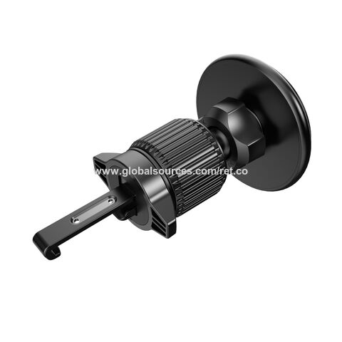 Clipe Magnético Ultra Forte com Gancho, Design Elegante e Compacto, Suporte Magnético Ajustável para Celular de Carro com Rotação