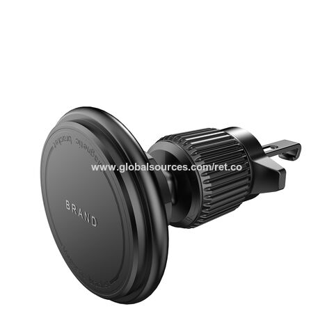 Clipe Magnético Ultra Forte com Gancho, Design Elegante e Compacto, Suporte Magnético Ajustável para Celular de Carro com Rotação