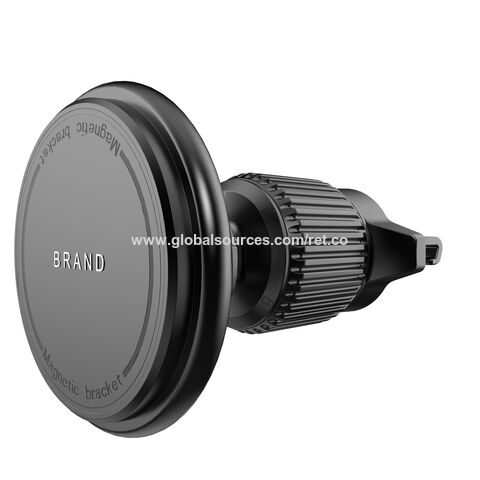 Clipe Magnético Ultra Forte com Gancho, Design Elegante e Compacto, Suporte Magnético Ajustável para Celular de Carro com Rotação