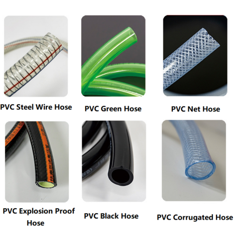 Manguera de PVC al por mayor, tubo flexible para agua y aire, manguera transparente