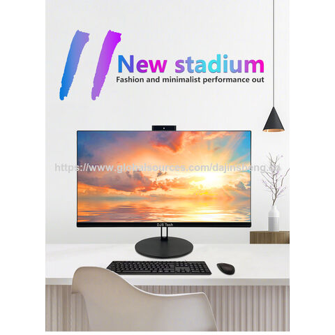 Fabricant Ordinateur tout en un le moins cher 23,8 pouces 27 pouces PC tout en un I5 I7 core PC tout en un pour une utilisation au bureau fournisseur d'usine
