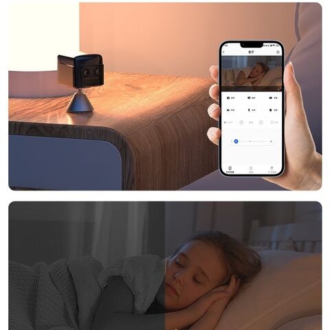 Câmeras Wi-Fi Modelo Quente Câmera de Vigilância Remota 4G, Monitor Inteligente Sem Fio Wi-Fi Dual-Lente Ultra Claro para Casa