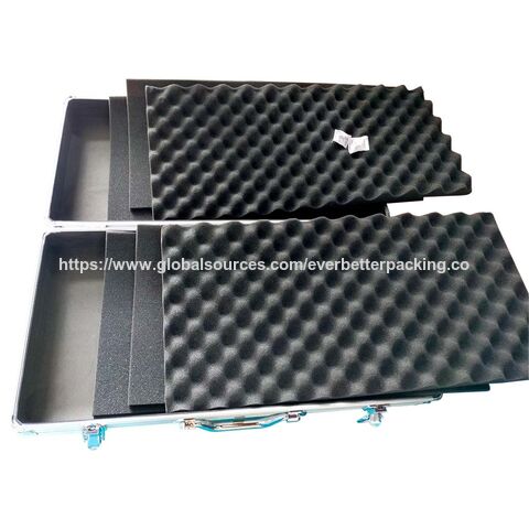 Fabricación a medida de caja de herramientas de aluminio con espuma corrugada para instrumentos veterinarios y entrega de herramientas OEM