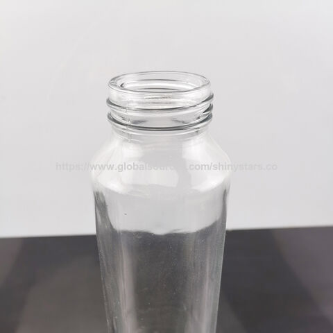 Garrafa de vidro para água de 250ml 350ml 400ml 500ml 750ml 800ml com tampa de rosca - Direto da fábrica