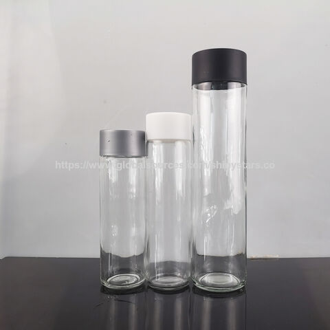 Garrafa de vidro para água de 250ml 350ml 400ml 500ml 750ml 800ml com tampa de rosca - Direto da fábrica