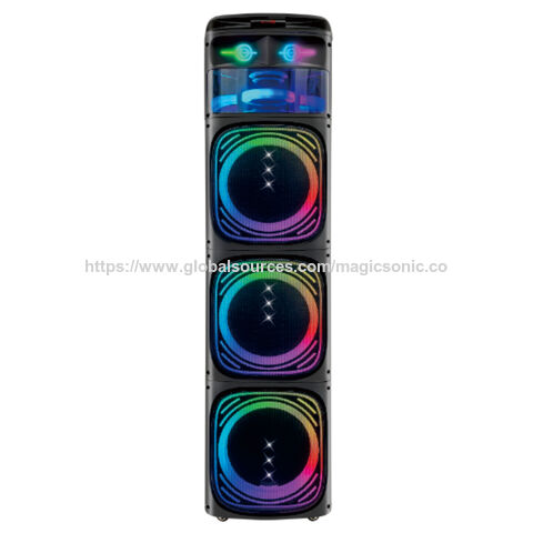 Énorme grand corps haute sonore quatre 8 pouces vente chaude sans fil bluetooth haut-parleur
