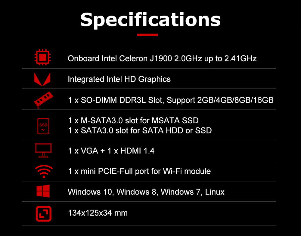Buy China Wholesale Cheap Price Celeron J1900 Cpu Mini Pc 4gb 8gb 16gb ...