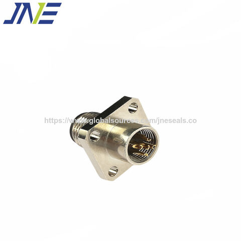Conector circular impermeable M5 M8 M12 M16 PCB de 4 pines y 6 pines, conector de plástico circular impermeable