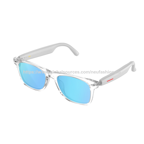 Lunettes intelligentes 2025 avec interprétation multilingue en temps réel (plus de 100 langues), écran couleur, écoute de musique et réponse aux questions