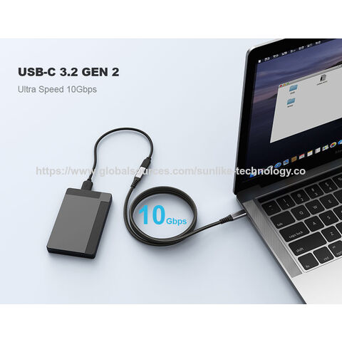 OEM ODM Lieferant, USB C Verlängerungskabel, USB-C 3.2 GEN 2, Unterstützung PD 100W Ultra Speed 20Gbps.