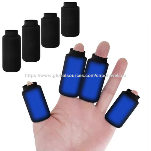 Funda de Hielo para Dedos Compresa Fría Dedo Frío Cubierta de Hielo de Hidrogel Sólido de Doble Propósito Frío y Calor