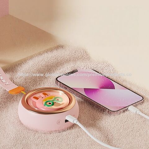 Aquecedor de Mãos 2 em 1 Power Bank com Bateria de Coelho de 10000mAh