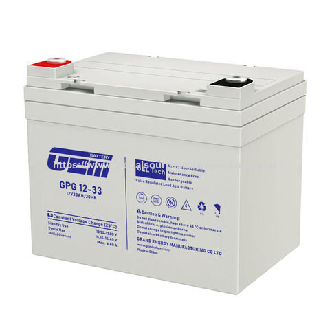 Batería de Gel 12V 90AH Industrial Premium de Alta Calidad PVC/PE-Gel Sio2 Batería de Reserva de Energía Renovable