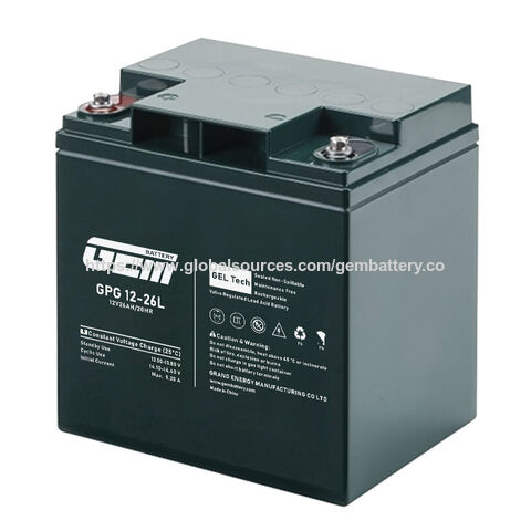 Batería de Gel 12V 90AH Industrial Premium de Alta Calidad PVC/PE-Gel Sio2 Batería de Reserva de Energía Renovable