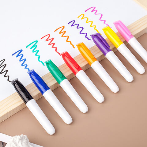 Marcadores para pizarra blanca, rotulador acrílico de 12 colores que no se desvanece, bolígrafo para pizarra blanca
