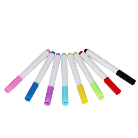 Marcadores para pizarra blanca, rotulador acrílico de 12 colores que no se desvanece, bolígrafo para pizarra blanca