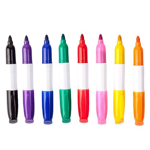Marcadores para pizarra blanca, rotulador acrílico de 12 colores que no se desvanece, bolígrafo para pizarra blanca