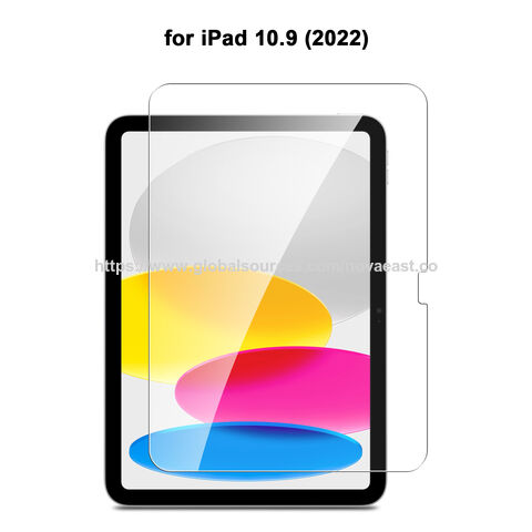 Protection d'écran HD Claire Anti-Rayures Bord Arrondi 2.5D pour iPad Air 11 2025, iPad Pro 2024 avec plateau anti-poussière