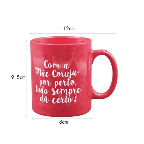 Caneca de Cerâmica Personalizada que Muda de Cor com Sublimação, Caneca com Impressão de Imagem Completa, Design Artístico Transferido por Calor para Casa e Escritório, Ideal para Brindes Promocionais