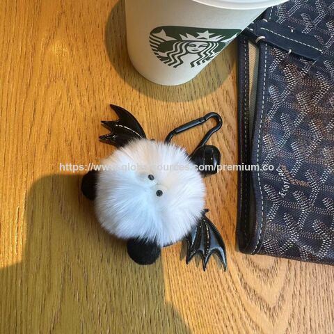 Llaveros de peluche personalizados en miniatura, juguetes de peluche personalizados, llaveros para colgante de oso de peluche suave, mascota personalizada