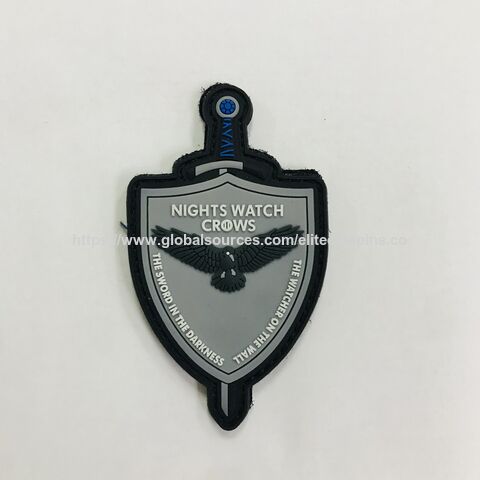 Parche bordado de alta calidad de China, 100% bordado, borde merrow para club escolar