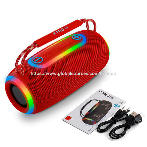 Altavoces Bluetooth únicos, altavoces de 20W para MÓVIL, altavoces RGB, altavoces USB, altavoces inalámbricos de buena calidad