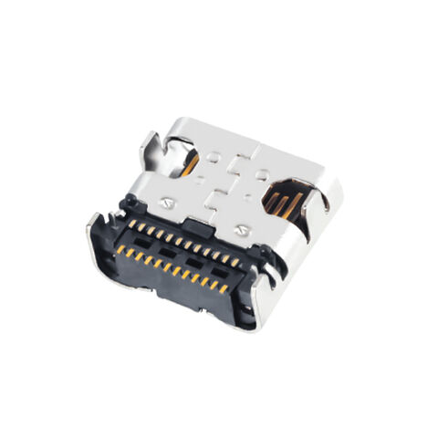 MUP Gerade/Vertikal Typ USB C Buchse Hybrid rechtwinkliger Anschluss, 24PIN, Micro USB-Steckverbinder