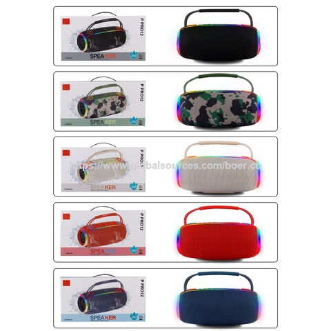 Altavoces Bluetooth únicos, altavoces inalámbricos de 20W, altavoces RGB, altavoces USB, altavoces de alta calidad con luz agradable, OEM