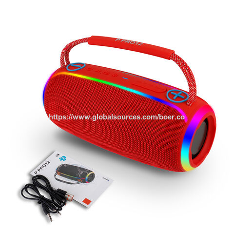 Altavoces Bluetooth únicos, altavoces inalámbricos de 20W, altavoces RGB, altavoces USB, altavoces de alta calidad con luz agradable, OEM