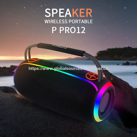 Altavoces Bluetooth únicos, altavoces inalámbricos de 20W, altavoces RGB, altavoces USB, altavoces de alta calidad con luz agradable, OEM