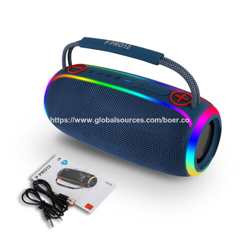 Altavoces Bluetooth únicos, altavoces inalámbricos de 20W, altavoces RGB, altavoces USB, altavoces de alta calidad con luz agradable, OEM