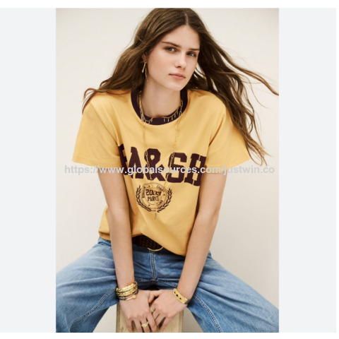 Großhandel Baumwolle Big Plus Size Damen T-Shirts Custom Printing Design Damen T-Shirt