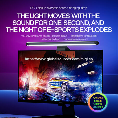 10W Monitor Lamp USB LED Touch Control RGB Multi Color Computer Screen Light Bar For Office Home Gaming Room