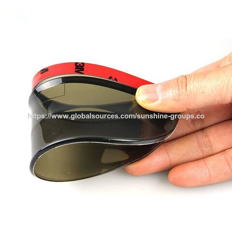 Câmera de espelho retrovisor para roupas de proteção solar, textura de fibra de carbono, espelho de osmose reversa, cobertura de canal para todos os climas para chuva