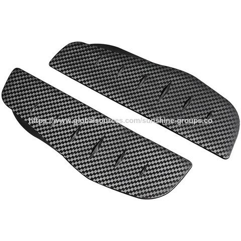 Câmera de espelho retrovisor para roupas de proteção solar, textura de fibra de carbono, espelho de osmose reversa, cobertura de canal para todos os climas para chuva