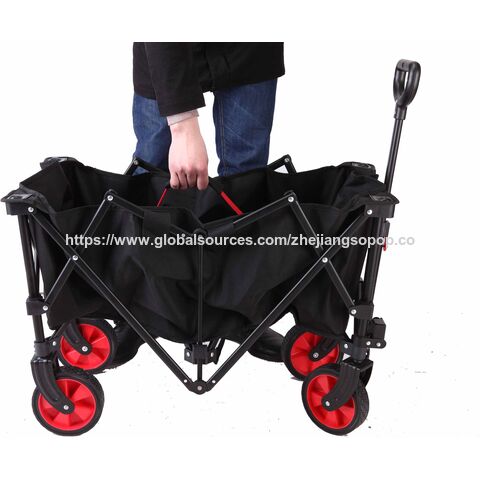 Chariots et plateformes roulantes SOPOP, brevet réservé, wagon pliable en tissu bon marché et durable