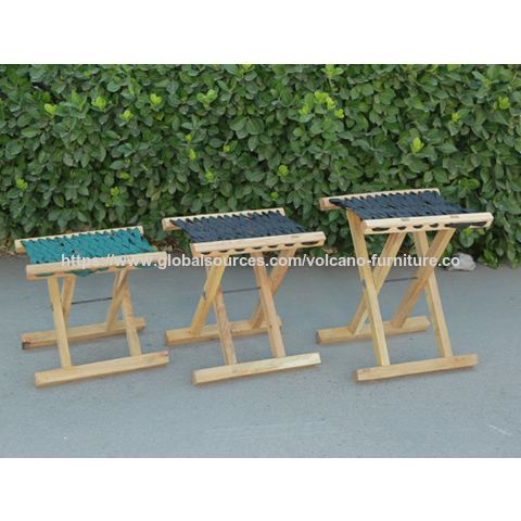 Silla de pesca plegable portátil de madera maciza de langosta de buena calidad, silla para exteriores Mazar de madera maciza