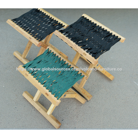 Silla de pesca plegable portátil de madera maciza de langosta de buena calidad, silla para exteriores Mazar de madera maciza