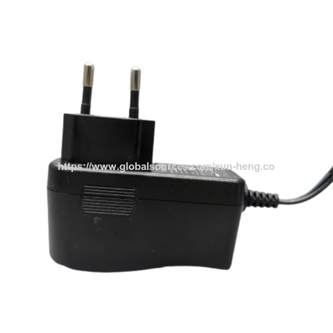 Carregador de bateria de alta qualidade 7.5W 12V 0.5A fonte de alimentação CE LVD 61558 Adaptador AC/DC