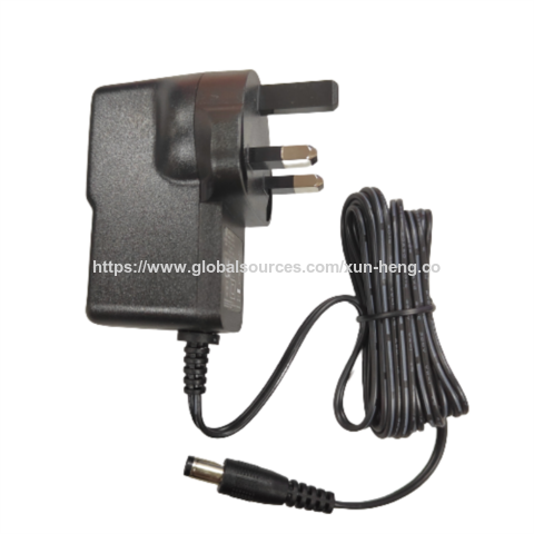 Carregador de bateria de alta qualidade 7.5W 12V 0.5A fonte de alimentação CE LVD 61558 Adaptador AC/DC