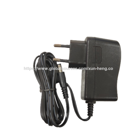 Carregador de bateria de alta qualidade 7.5W 12V 0.5A fonte de alimentação CE LVD 61558 Adaptador AC/DC