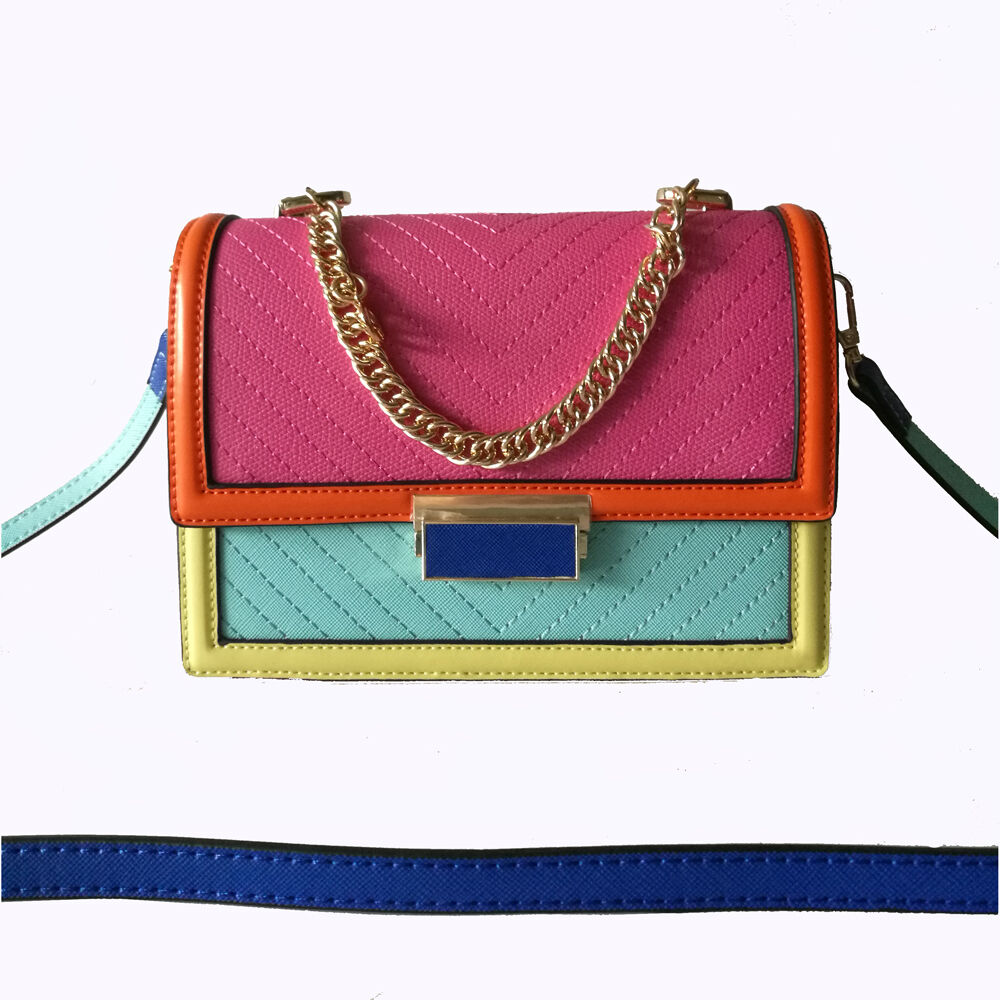 High Sense Bag Color Matching Handbag Cross-Body Bucket Bag