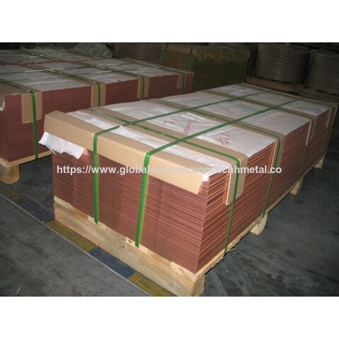 Placa de Latón T2 de Alta Resistencia - Resistencia a la tracción, material de placa duradero para mecanizado.