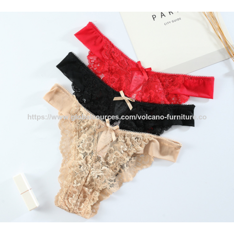 Bragas sexys de cintura baja para mujer, algodón, transpirables, OEM