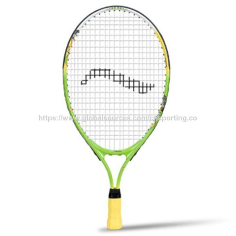 Tennisschläger mit 19 Zoll Länge und 224 g Gewicht, aus Aluminiumlegierung, geeignet für Jugendliche. Tennisschläger für Kinder im Großhandel.