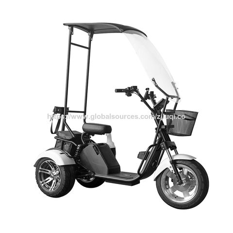 Tricycles électriques pour adultes 1000W 60V avec certification CE à prix d'usine