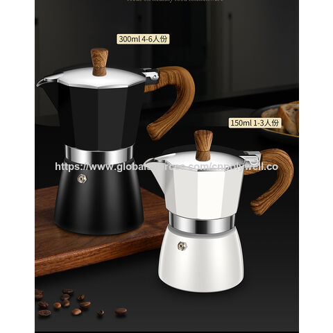 Polywell Mokka-Kaffeekanne für Handaufguss, Filterkaffeekanne, Italienische Espressokocher
