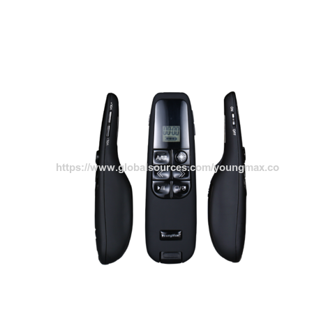 Présentateur sans Fil avec Pointeur Laser MP03 - Système de Télécommande sans Fil, Moule Privé